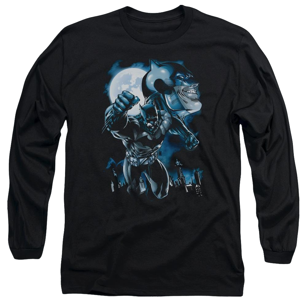 Batman Moonlight Bat - Men's Long Sleeve T-Shirt Men's Long Sleeve T-Shirt Batman   