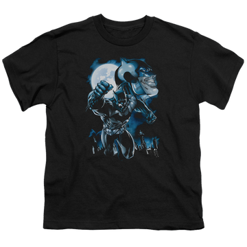 DC Batman Moonlight Bat - Youth T-Shirt Youth T-Shirt (Ages 8-12) Batman   