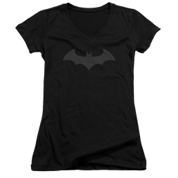 Batman Hush Logo - Juniors V-Neck T-Shirt Juniors V-Neck T-Shirt Batman   