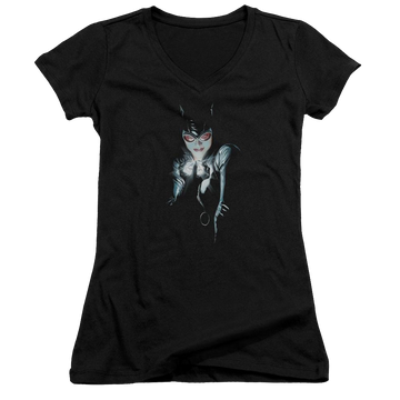Batman Batman #685 Cover - Juniors V-Neck T-Shirt Juniors V-Neck T-Shirt Catwoman   