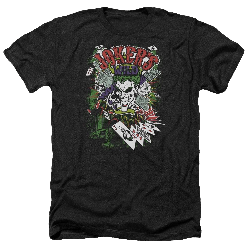 Batman Jokers Wild - Men's Heather T-Shirt Men's Heather T-Shirt Joker   