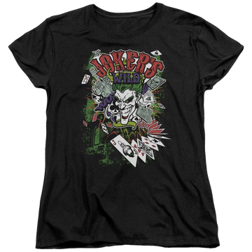 Batman Jokers Wild - Women's T-Shirt Women's T-Shirt Joker   