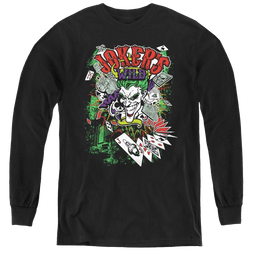 Joker, The Jokers Wild - Youth Long Sleeve T-Shirt Youth Long Sleeve T-Shirt Joker   