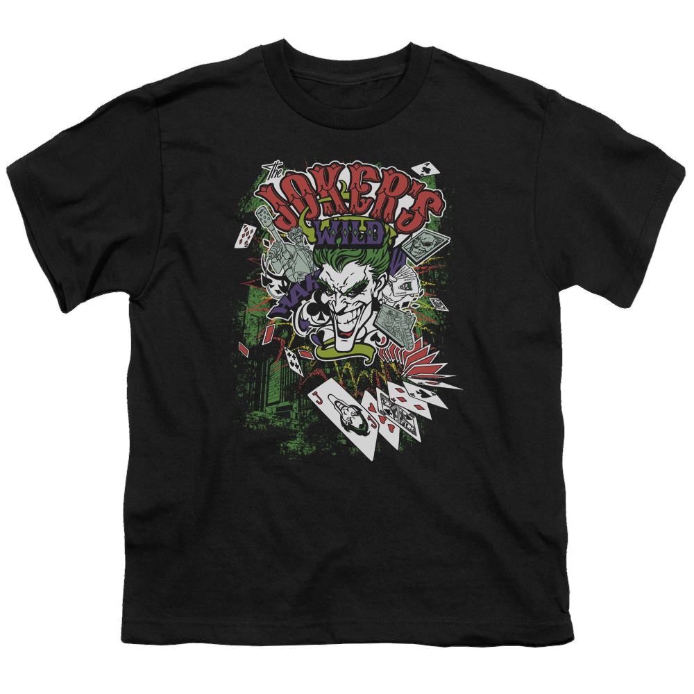 Joker, The Jokers Wild - Youth T-Shirt Youth T-Shirt (Ages 8-12) Joker   