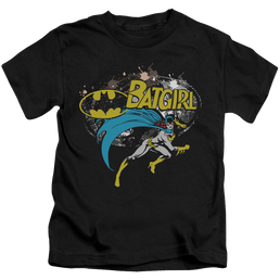 DC Batman Batgirl Halftone - Kid's T-Shirt Kid's T-Shirt (Ages 4-7) Batman   