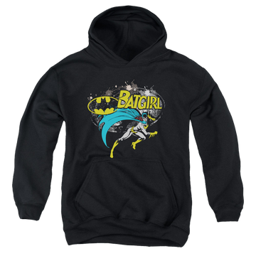 DC Batman Batgirl Halftone - Youth Hoodie Youth Hoodie (Ages 8-12) Batman   