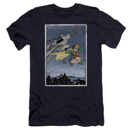 Batman Dkr Duo - Men's Premium Slim Fit T-Shirt Men's Premium Slim Fit T-Shirt Batman   