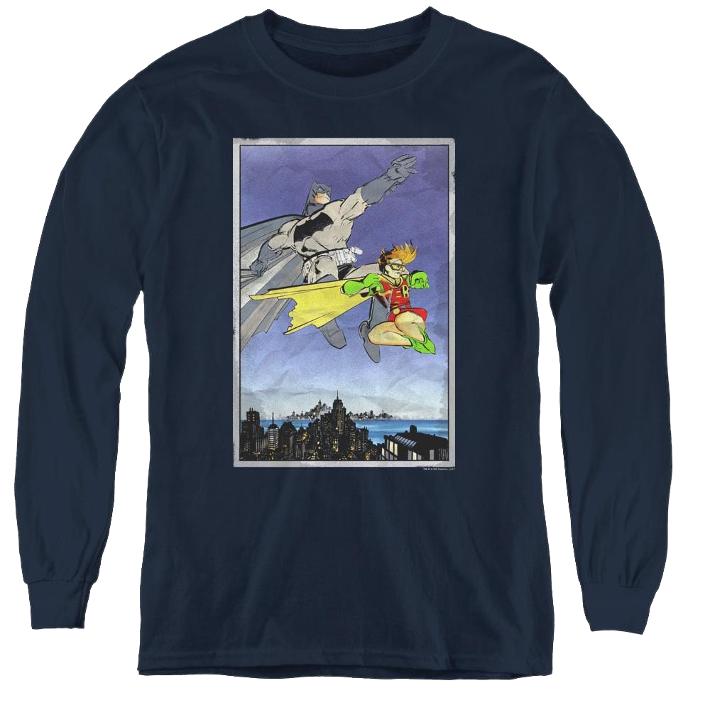 Dc Batman Dkr Duo - Youth Long Sleeve T-Shirt Youth Long Sleeve T-Shirt Batman   