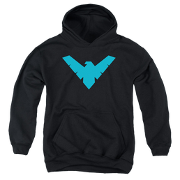 Nightwing Nightwing Symbol - Youth Hoodie Youth Hoodie (Ages 8-12) Nightwing   