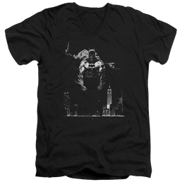 Batman Dirty City - Men's V-Neck T-Shirt Men's V-Neck T-Shirt Batman   