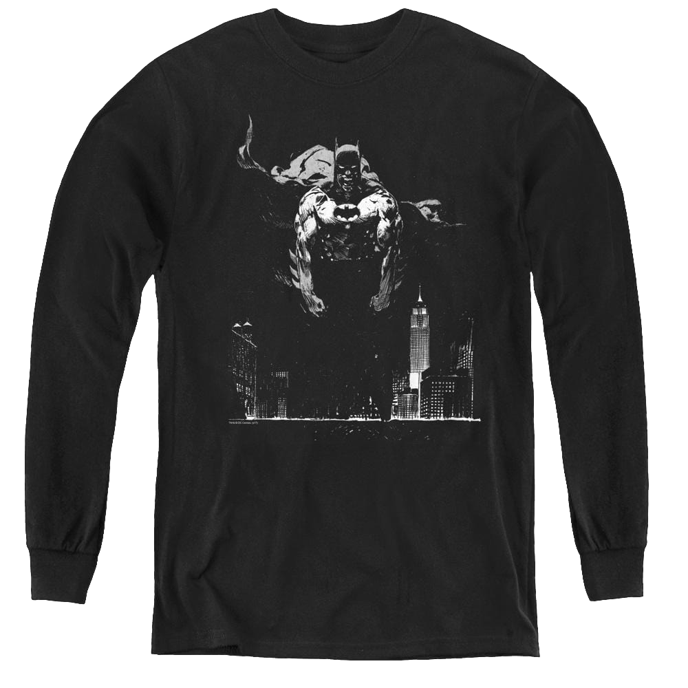 Dc Batman Dirty City - Youth Long Sleeve T-Shirt Youth Long Sleeve T-Shirt Batman   