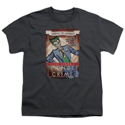 DC Batman Clown Prince - Youth T-Shirt Youth T-Shirt (Ages 8-12) Batman   