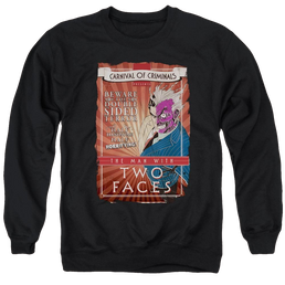Batman Two Faces - Men's Crewneck Sweatshirt Men's Crewneck Sweatshirt Batman   
