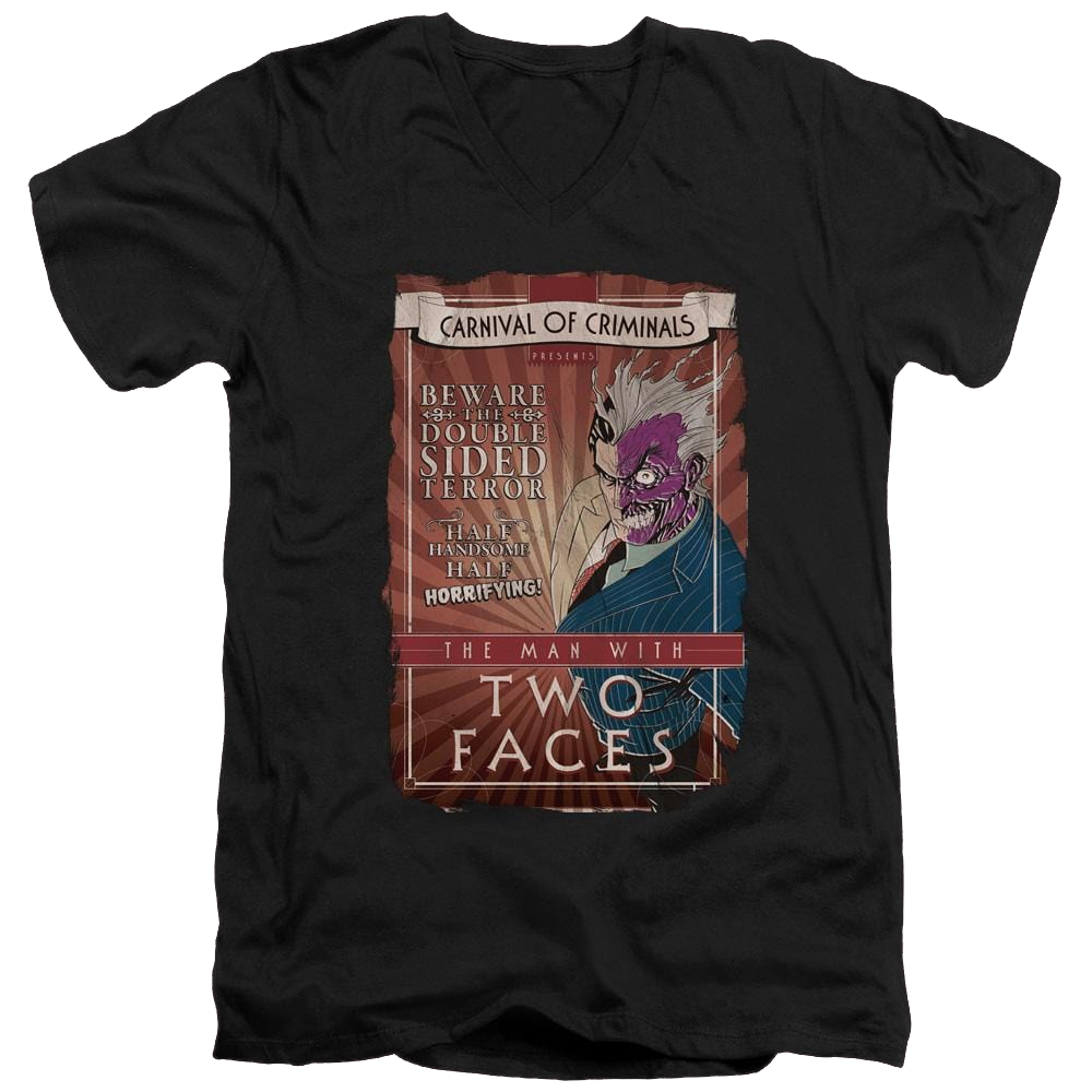 Batman Two Faces - Men's V-Neck T-Shirt Men's V-Neck T-Shirt Batman   