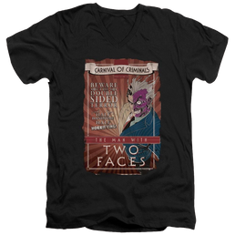 Batman Two Faces - Men's V-Neck T-Shirt Men's V-Neck T-Shirt Batman   