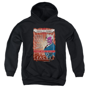 DC Batman Two Faces - Youth Hoodie Youth Hoodie (Ages 8-12) Batman   