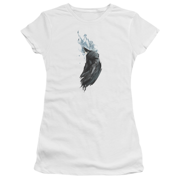 White juniors t-shirt with Batman Wash graphic