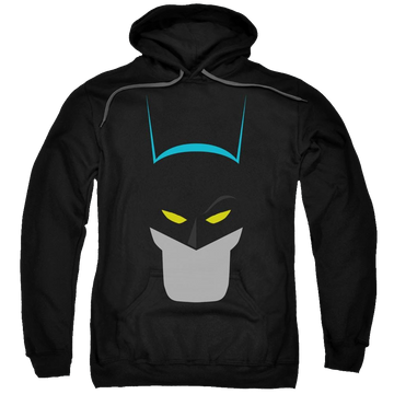Black pullover hoodie with Batman Simplified graphic