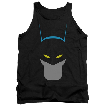 Black men's tank with Batman Simplified graphic