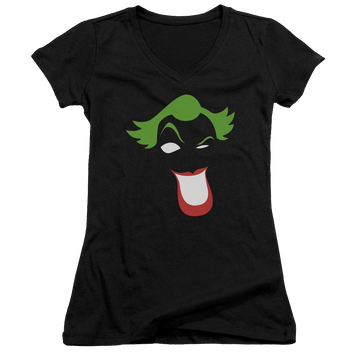 Batman Joker Simplified - Juniors V-Neck T-Shirt Juniors V-Neck T-Shirt Joker   