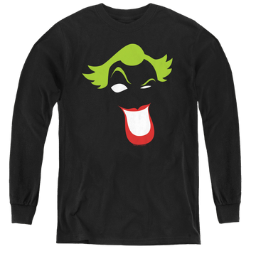 Joker, The Joker Simplified - Youth Long Sleeve T-Shirt Youth Long Sleeve T-Shirt Joker   