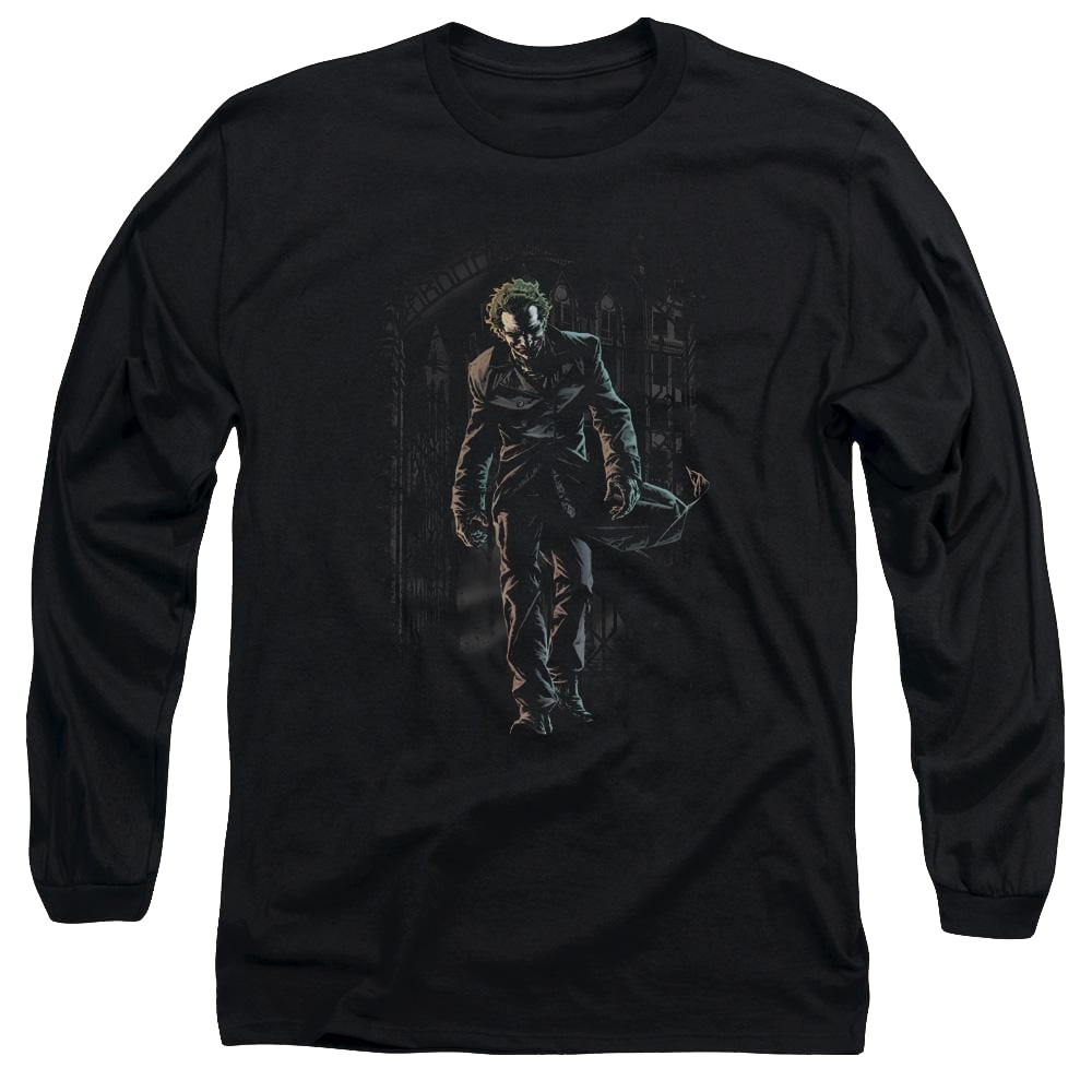 Batman Joker Leaves Arkham - Men's Long Sleeve T-Shirt Men's Long Sleeve T-Shirt Joker   