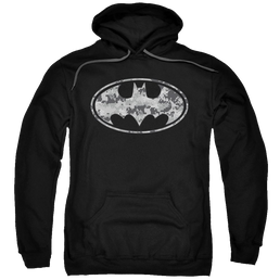 Batman Urban Camo Shield - Pullover Hoodie Pullover Hoodie Batman   