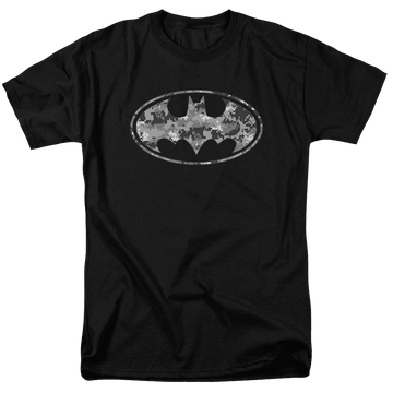 Batman Urban Camo Shield - Men's Regular Fit T-Shirt Men's Regular Fit T-Shirt Batman   