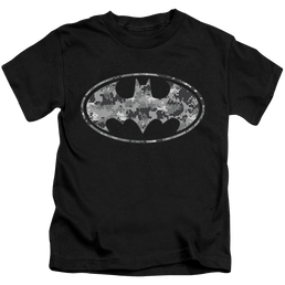 DC Batman Urban Camo Shield - Kid's T-Shirt Kid's T-Shirt (Ages 4-7) Batman   