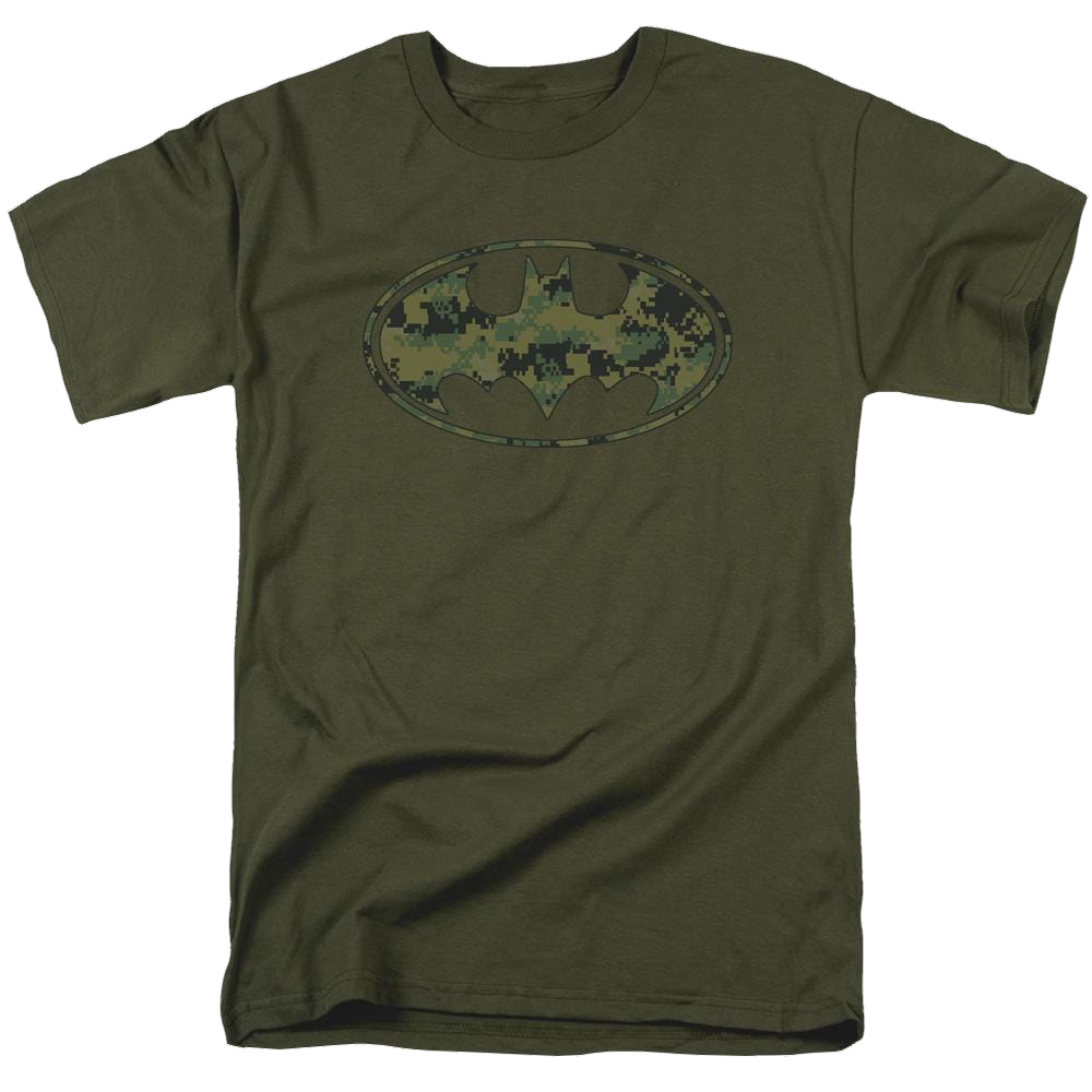 Dc Batman Marine Camo Shield - Men's Regular Fit T-Shirt Men's Regular Fit T-Shirt Batman   