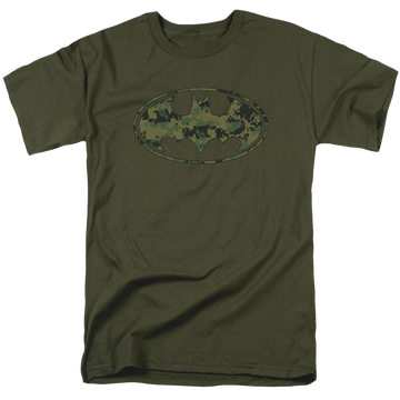 Dc Batman Marine Camo Shield - Men's Regular Fit T-Shirt Men's Regular Fit T-Shirt Batman   