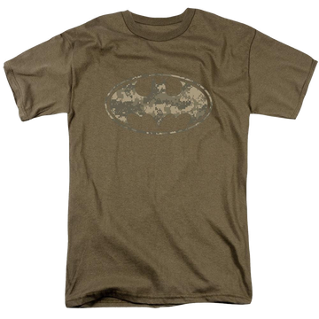 Dc Batman Army Camo Shield - Men's Regular Fit T-Shirt Men's Regular Fit T-Shirt Batman   