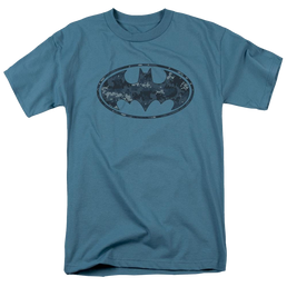 Batman Navy Camo Shield - Men's Regular Fit T-Shirt Men's Regular Fit T-Shirt Batman   
