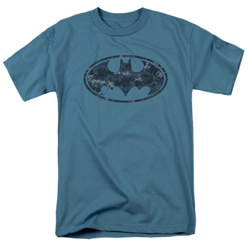 Batman Navy Camo Shield - Men's Regular Fit T-Shirt Men's Regular Fit T-Shirt Batman   