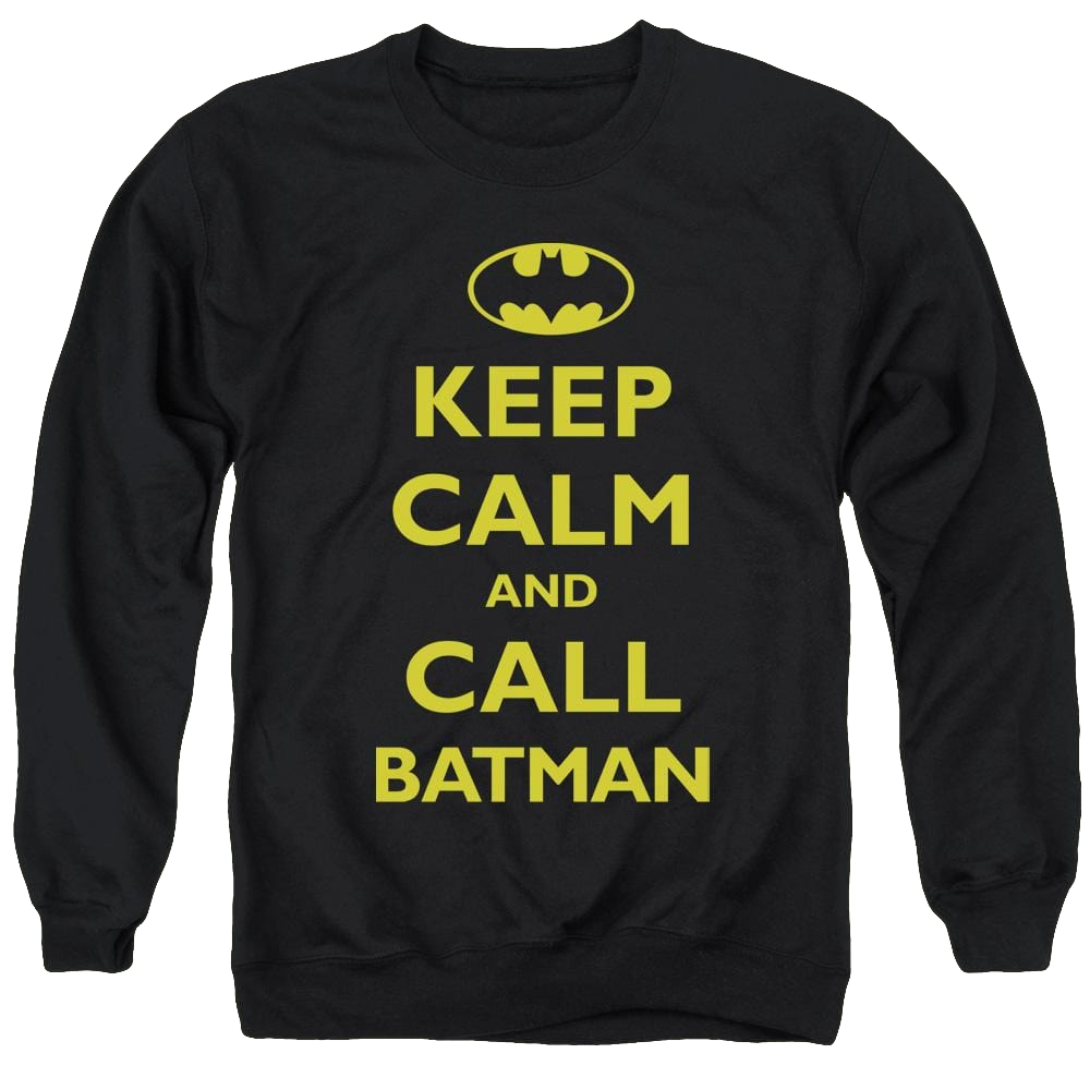 Batman Call Batman - Men's Crewneck Sweatshirt Men's Crewneck Sweatshirt Batman   