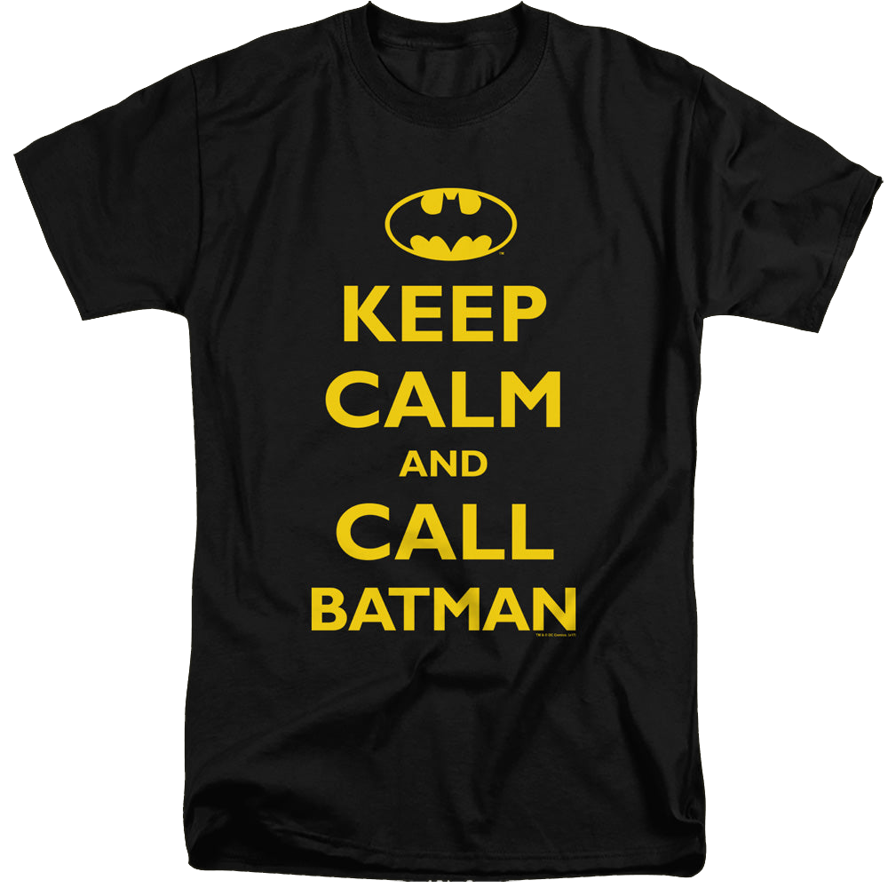 DC Batman Call Batman - Men's Tall Fit T-Shirt Men's Tall Fit T-Shirt Batman   