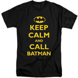DC Batman Call Batman - Men's Tall Fit T-Shirt Men's Tall Fit T-Shirt Batman   