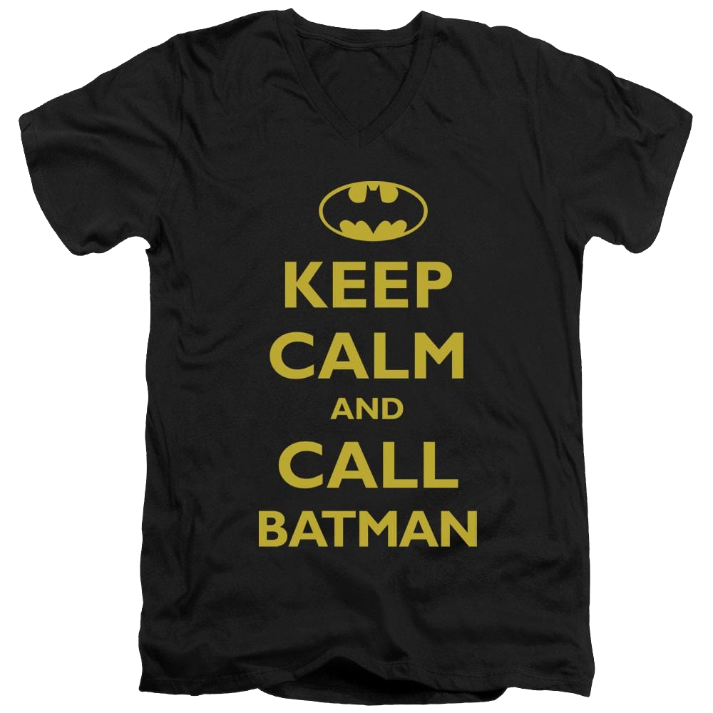 Batman Call Batman - Men's V-Neck T-Shirt Men's V-Neck T-Shirt Batman   