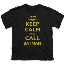 DC Batman Call Batman - Youth T-Shirt Youth T-Shirt (Ages 8-12) Batman   