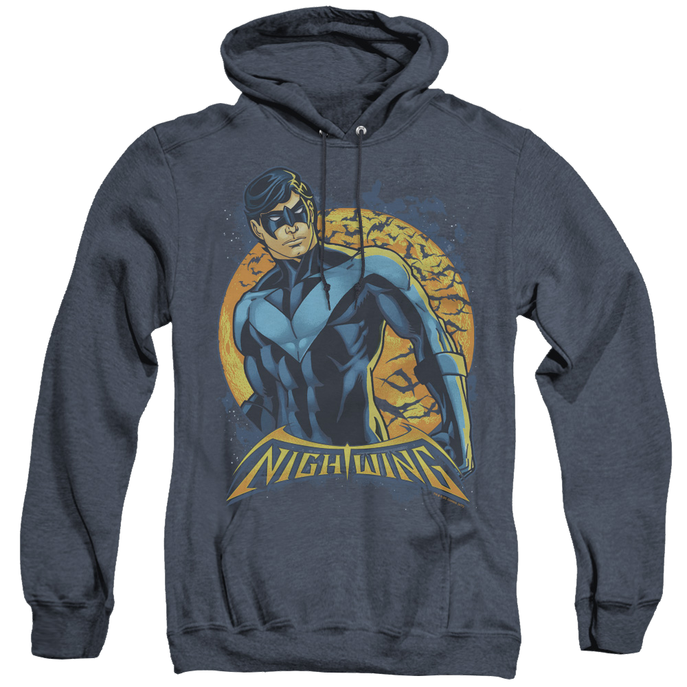Nightwing Nightwing Moon - Heather Pullover Hoodie Heather Pullover Hoodie Nightwing   