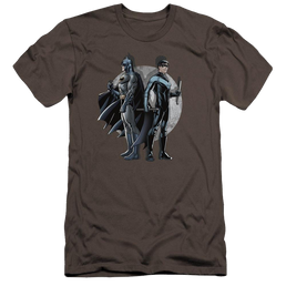 Batman Spotlight - Men's Premium Slim Fit T-Shirt Men's Premium Slim Fit T-Shirt Nightwing   