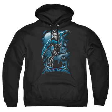 Batman All Grown Up - Pullover Hoodie Pullover Hoodie Nightwing   