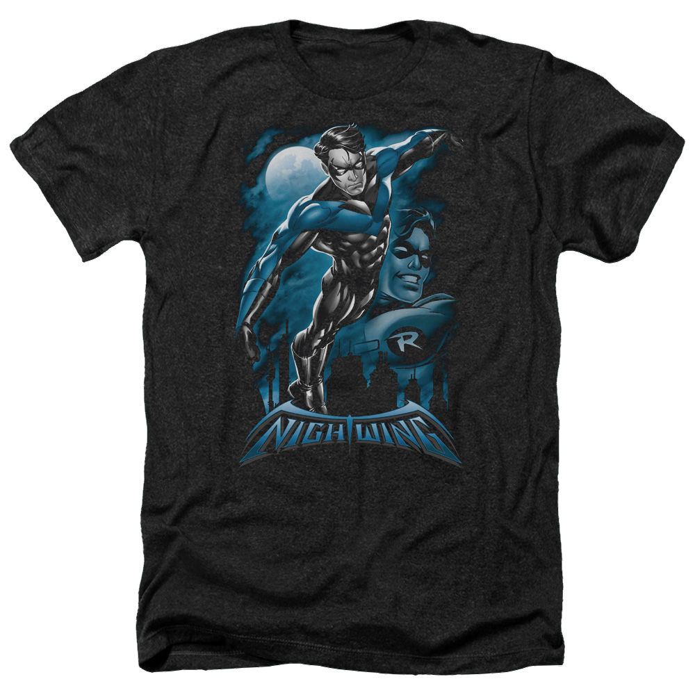 Batman All Grown Up - Men's Heather T-Shirt Men's Heather T-Shirt Nightwing   