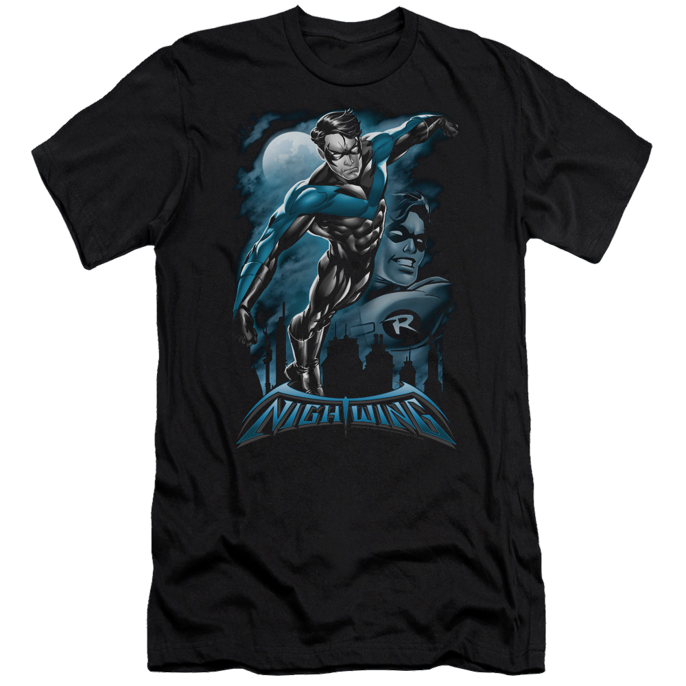Batman All Grown Up - Men's Premium Slim Fit T-Shirt Men's Premium Slim Fit T-Shirt Nightwing   