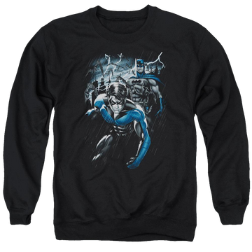 Batman Dynamic Duo - Men's Crewneck Sweatshirt Men's Crewneck Sweatshirt Nightwing   
