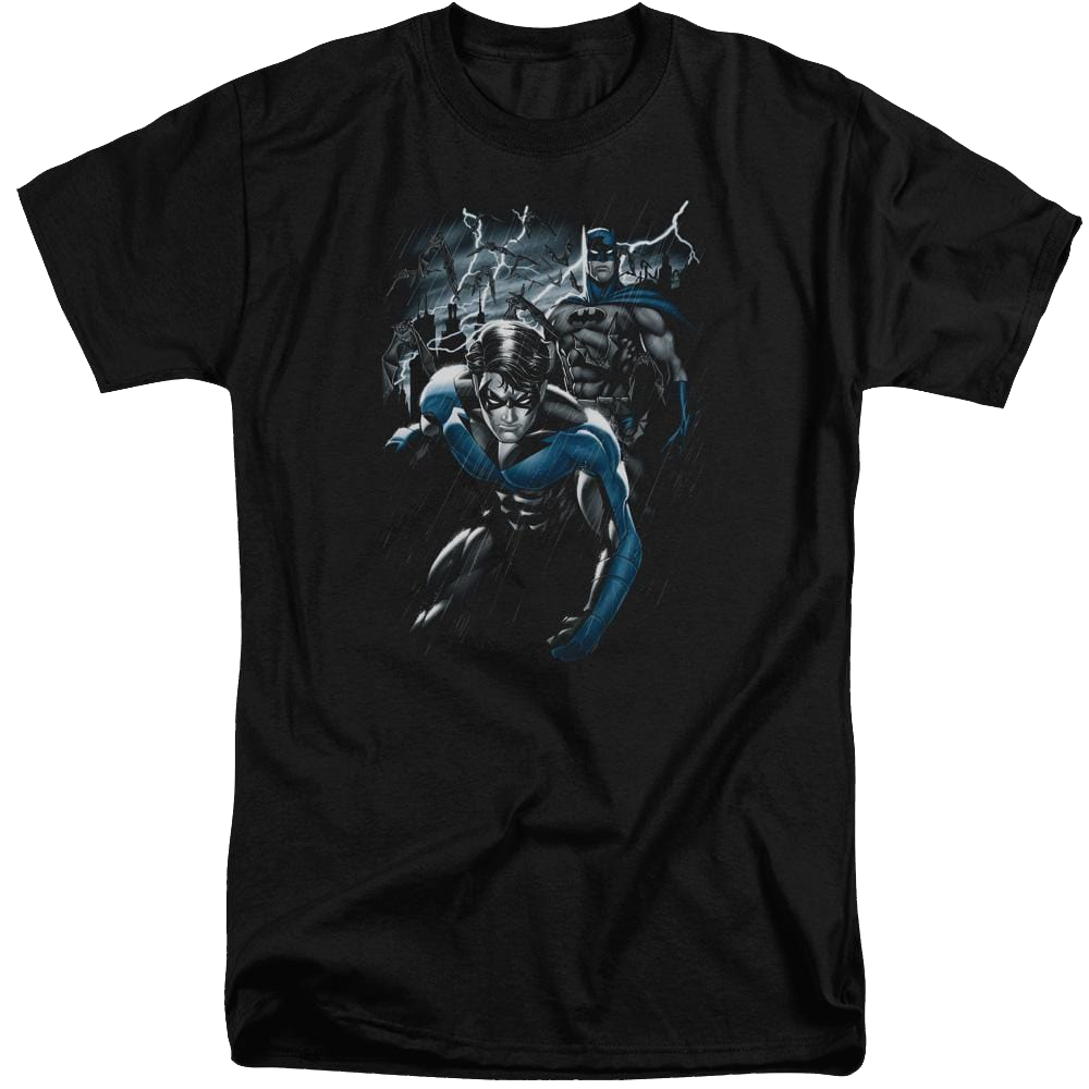 Batman Dynamic Duo - Men's Tall Fit T-Shirt Men's Tall Fit T-Shirt Nightwing   