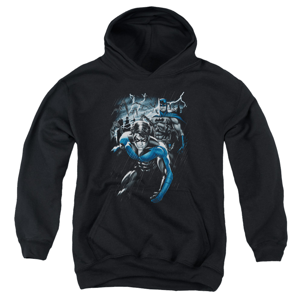 Nightwing Dynamic Duo - Youth Hoodie Youth Hoodie (Ages 8-12) Nightwing   