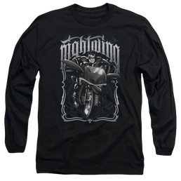 Batman Nightwing Biker - Men's Long Sleeve T-Shirt Men's Long Sleeve T-Shirt Nightwing   