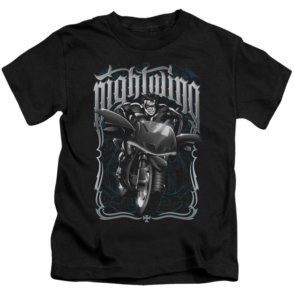 Nightwing Nightwing Biker - Kid's T-Shirt Kid's T-Shirt (Ages 4-7) Nightwing   