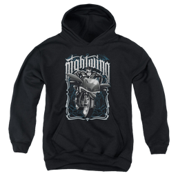 Nightwing Nightwing Biker - Youth Hoodie Youth Hoodie (Ages 8-12) Nightwing   